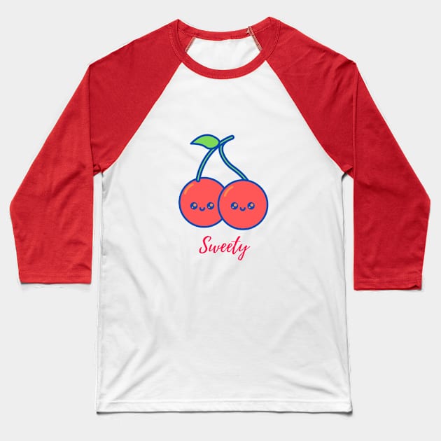 Sweety Baseball T-Shirt by IrenaAner